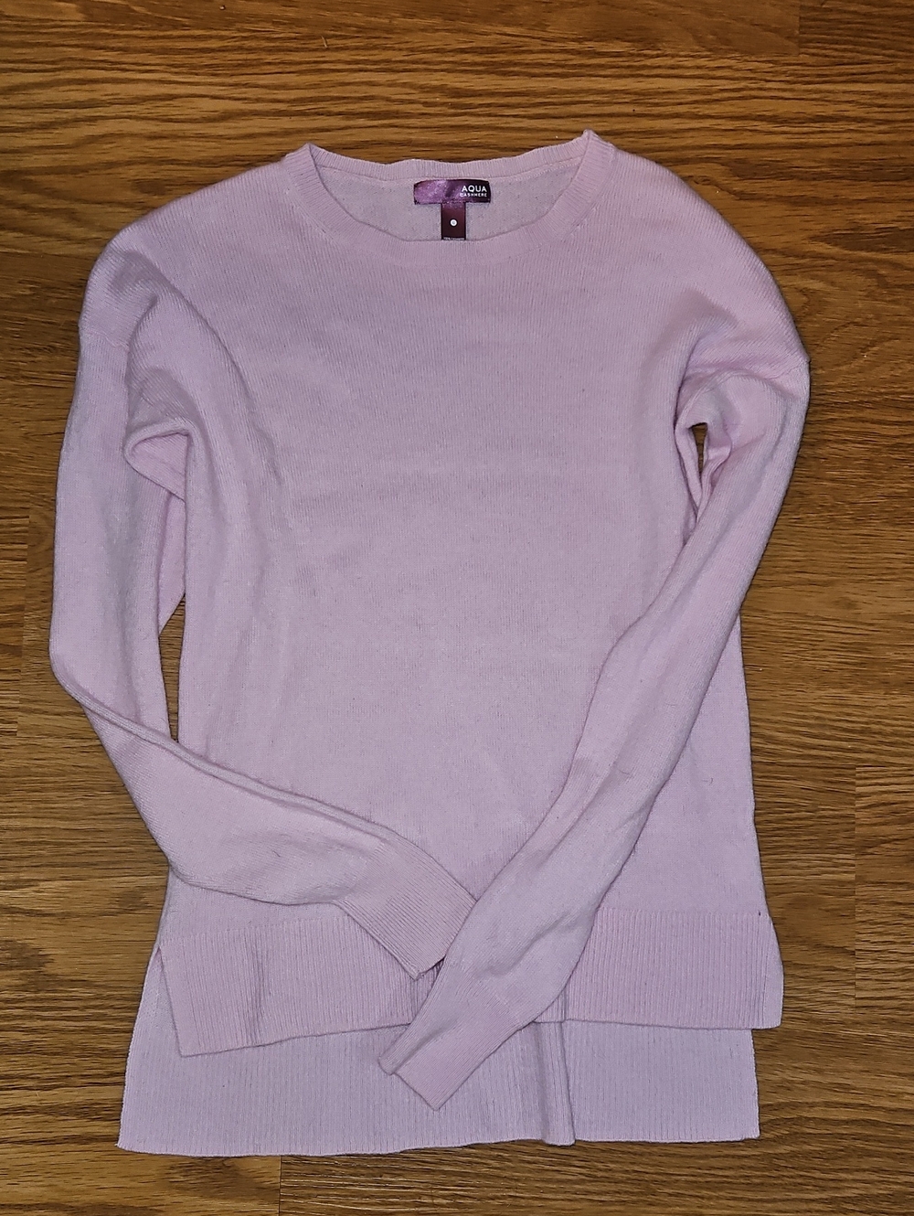 Aqua Girls Soft Pink Crewneck Sweater Size Large